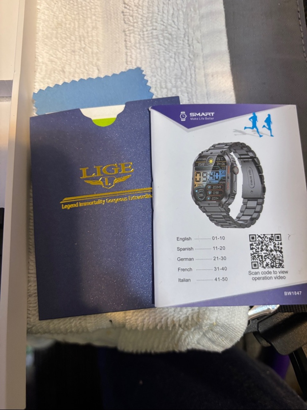 LIGE S Sports Watch SMART Make Life Better Sports/Health
